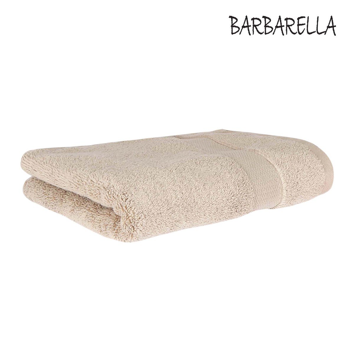 Barbarella Bath Towel Micro Cotton Beige Size: W70 x L140cm