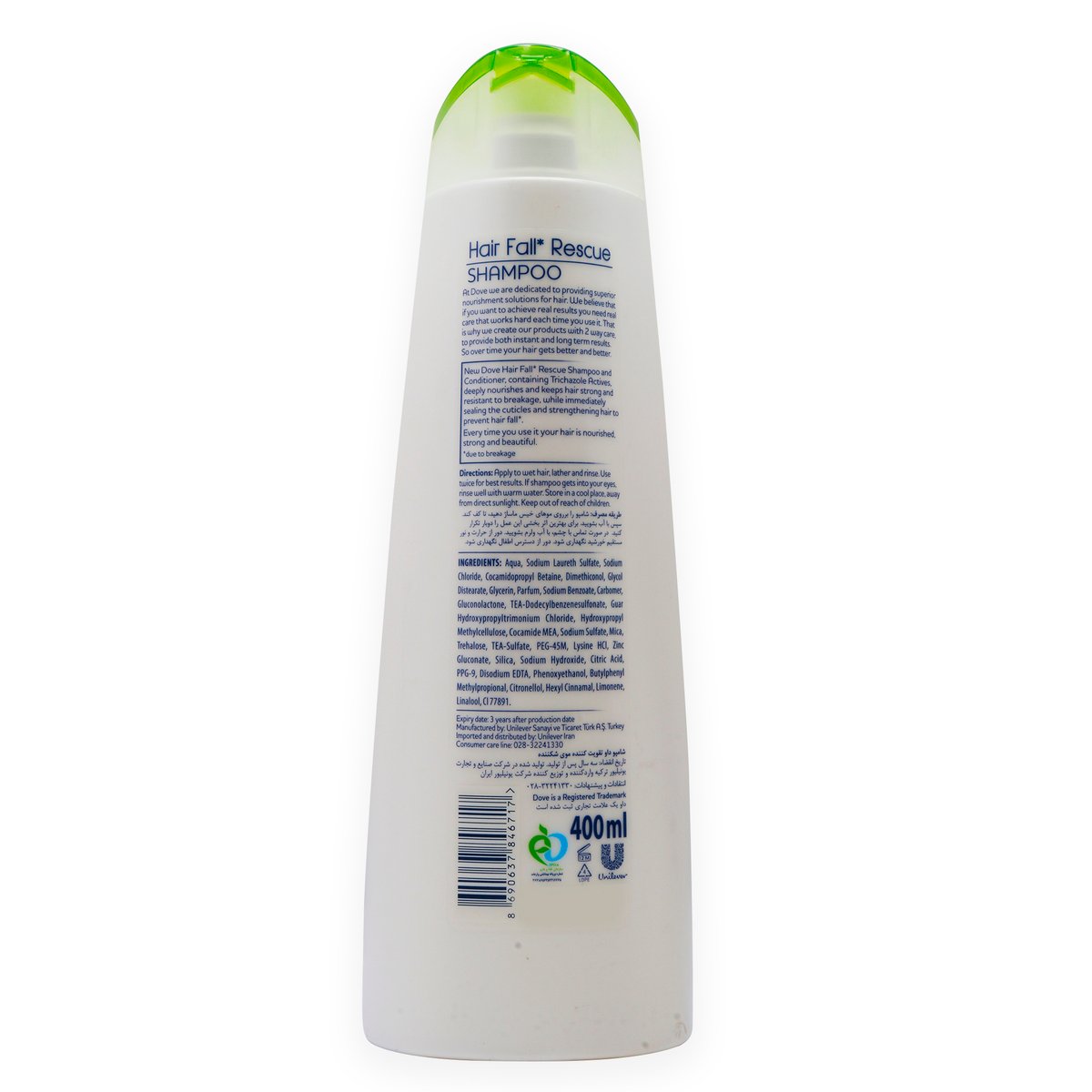 Dove Nutrive Solutions Shampoo Rescue Hair Fall 400ml
