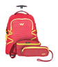 Wildcraft Voyager Trolley Bag 19inch + Lunch Bag +Pencil Case Red
