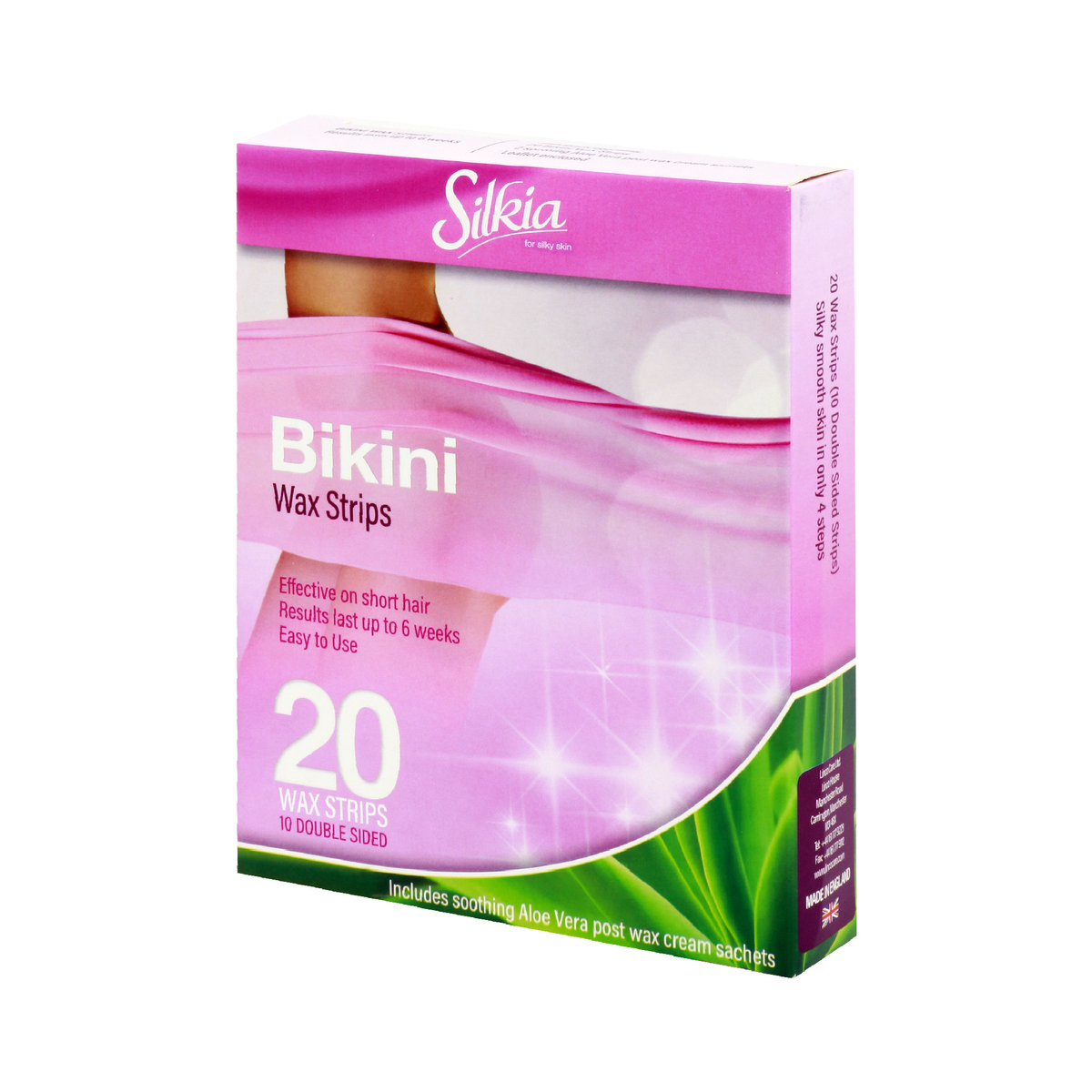 Silkia Bikini Wax Strips Double Sided 10pcs