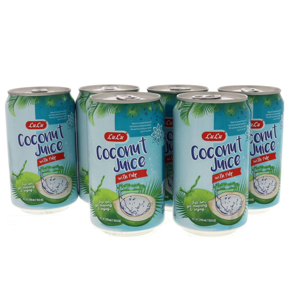 LuLu Coconut Juice With Pulp 6 x 310 ml