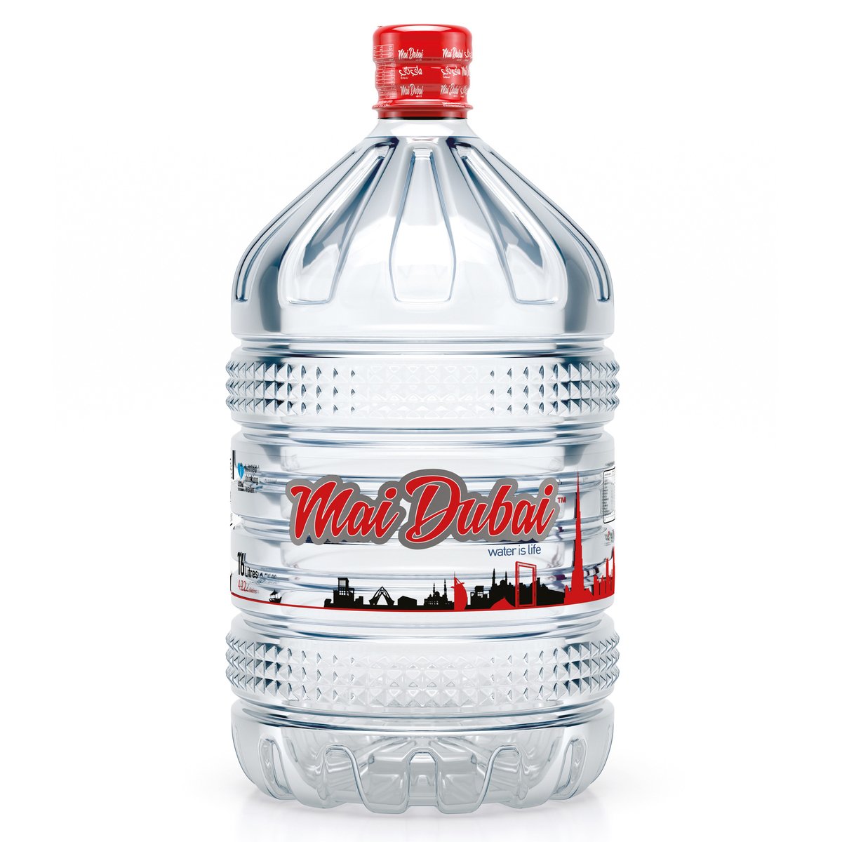 ماي دبي مياه شرب ١٦ لتر
