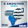 Gillette Blue 3 Cool Men's 3-Bladed Disposable Razor 8 pcs