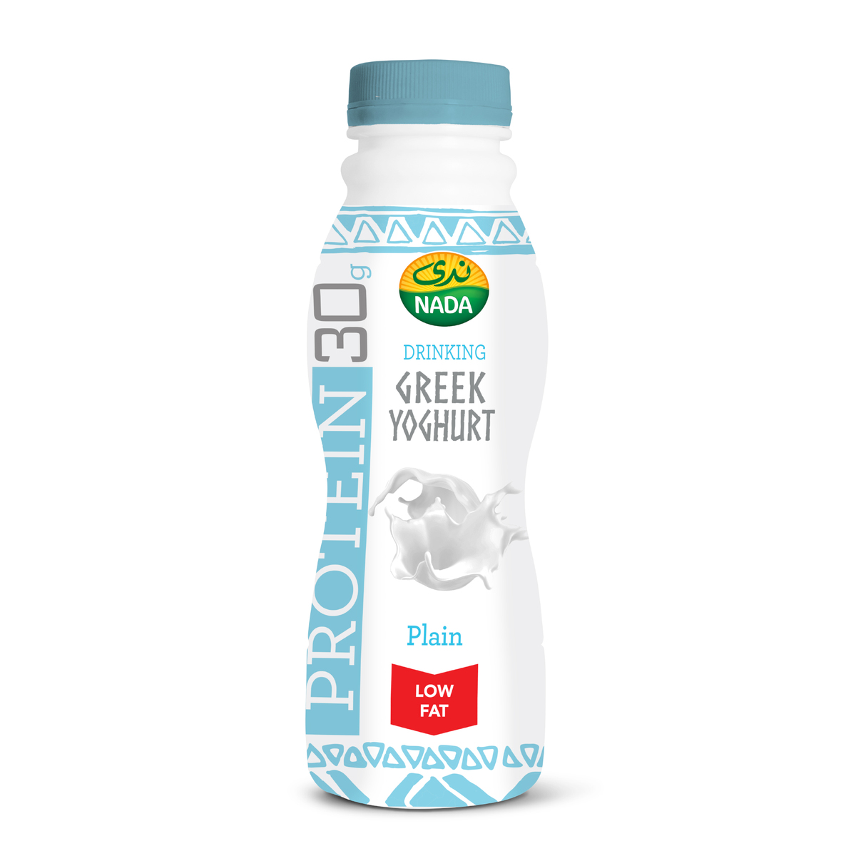 Buy Nada Greek Yoghurt Drink Plain Low Fat 330 ml Online at Best Price | Plain Yoghurt | Lulu KSA in Saudi Arabia