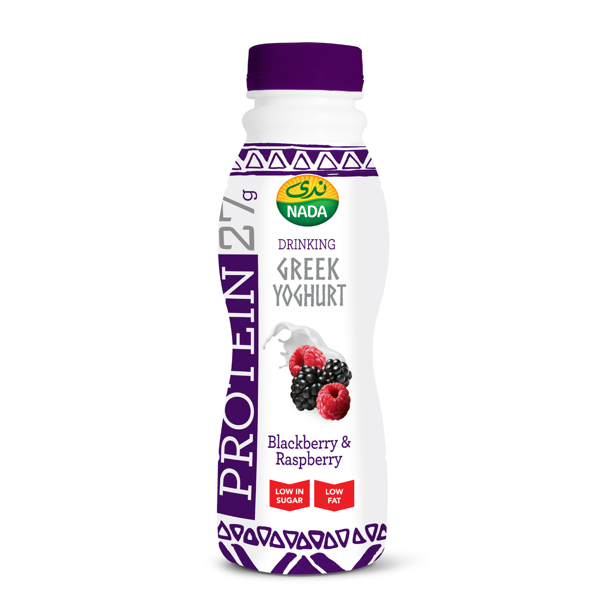 Buy Nada Greek Yoghurt Drink Blackberry & Raspberry 330 ml Online at Best Price | Flavoured Yoghurt | Lulu UAE in Saudi Arabia