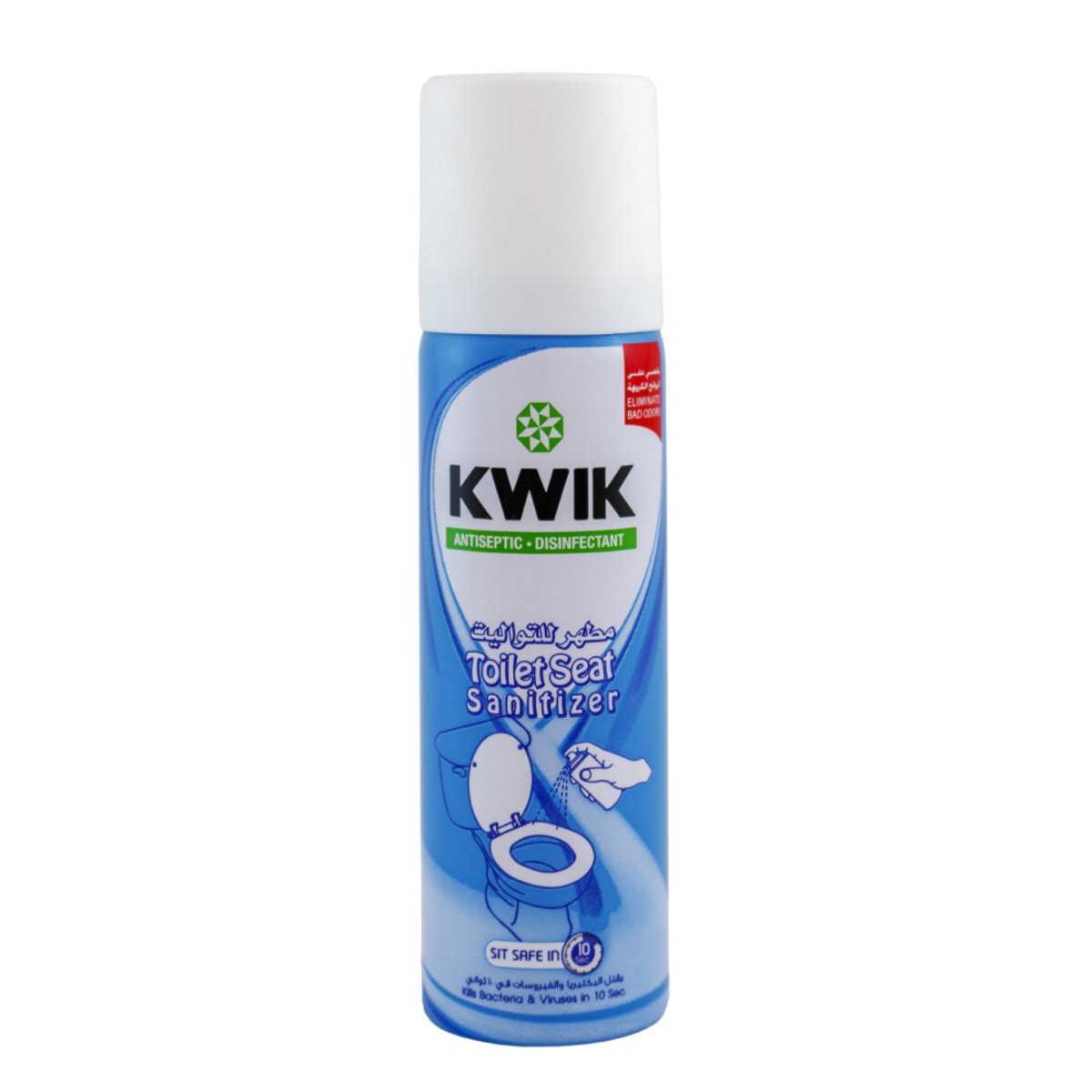 Buy Kwik Toilet Seat Sanitizer 70ml Online at Best Price | Toilet Cleaners | Lulu KSA in UAE