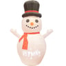 Festive Inflatable Snowman with rotating Sign 180cm