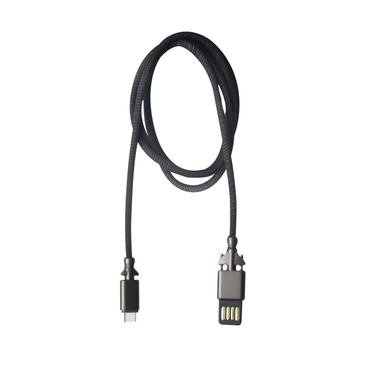 Trands Metal Connector Type C USB Cable CA1347