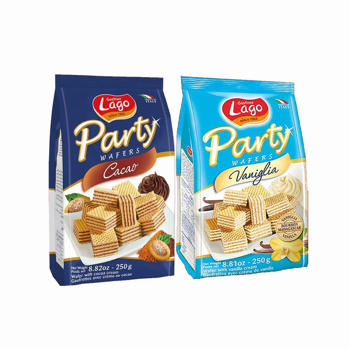 Gastone Lago Party Wafers Assorted 2 x 250g
