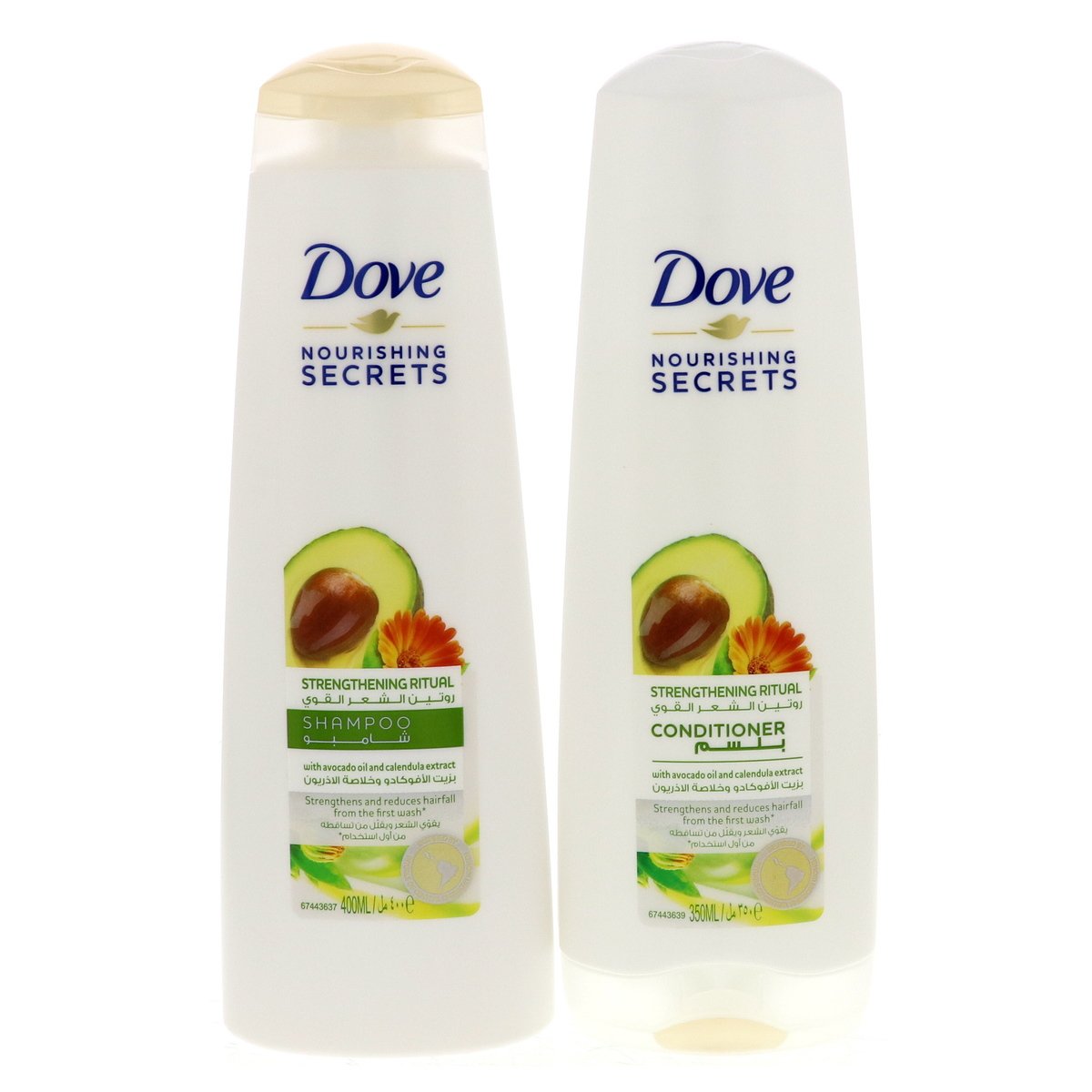 Dove Nourishing Secrets Strengthening Ritual Shampoo 400 ml + Conditioner 350 ml