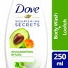 Dove Body Wash Invigorating Ritual 250ml + Loofah