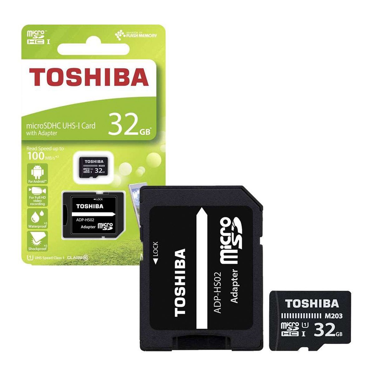 Toshiba Micro SD Card NM203K0320 32GB+Adaptor