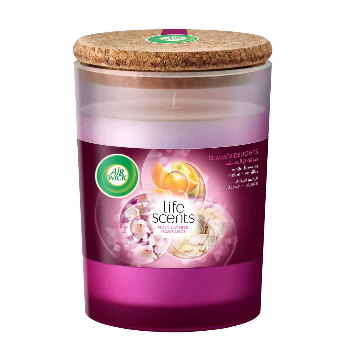 Airwick Air Freshener Candle Summer Delights 185g