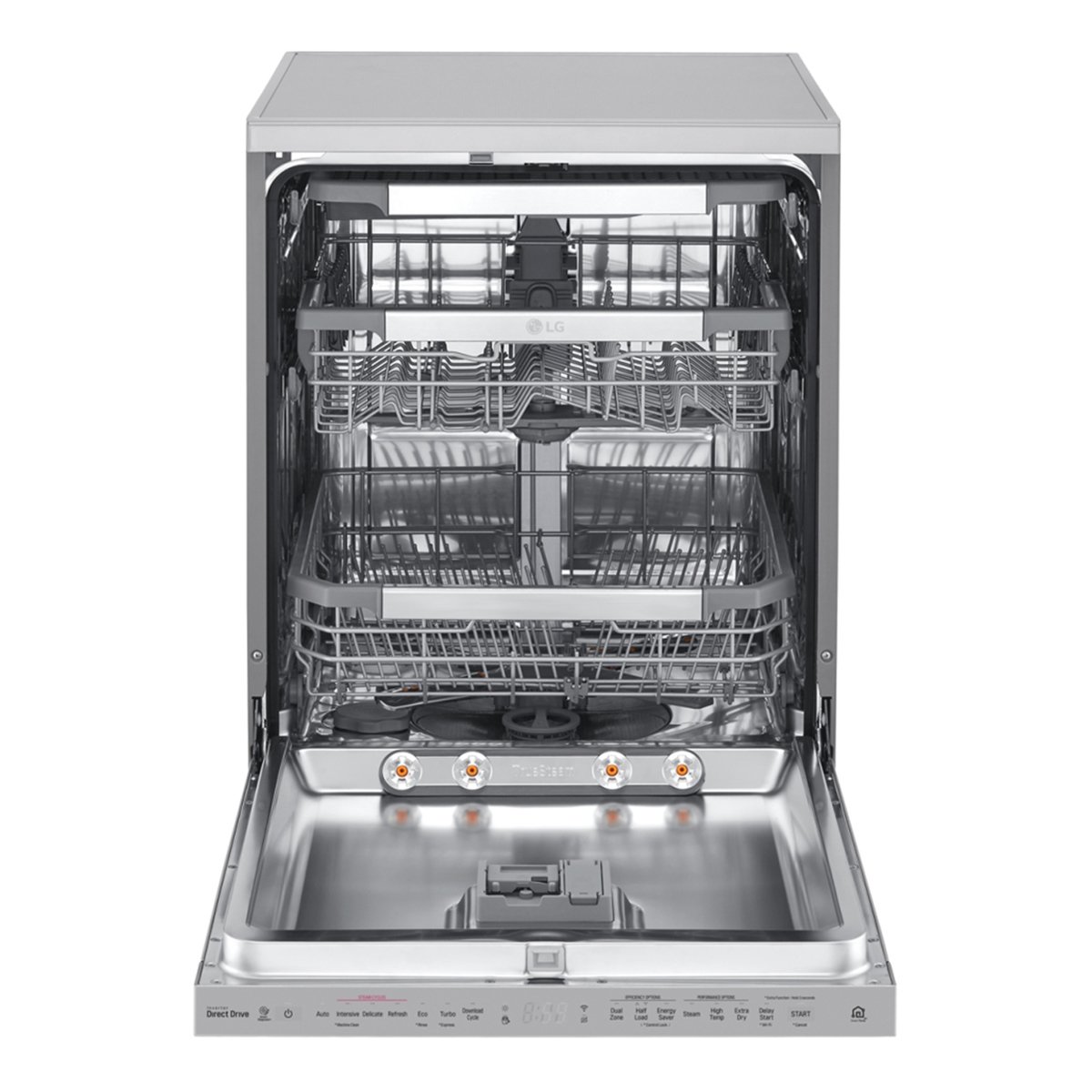 LG QuadWash Steam Dishwasher DFB325HS 8Programs