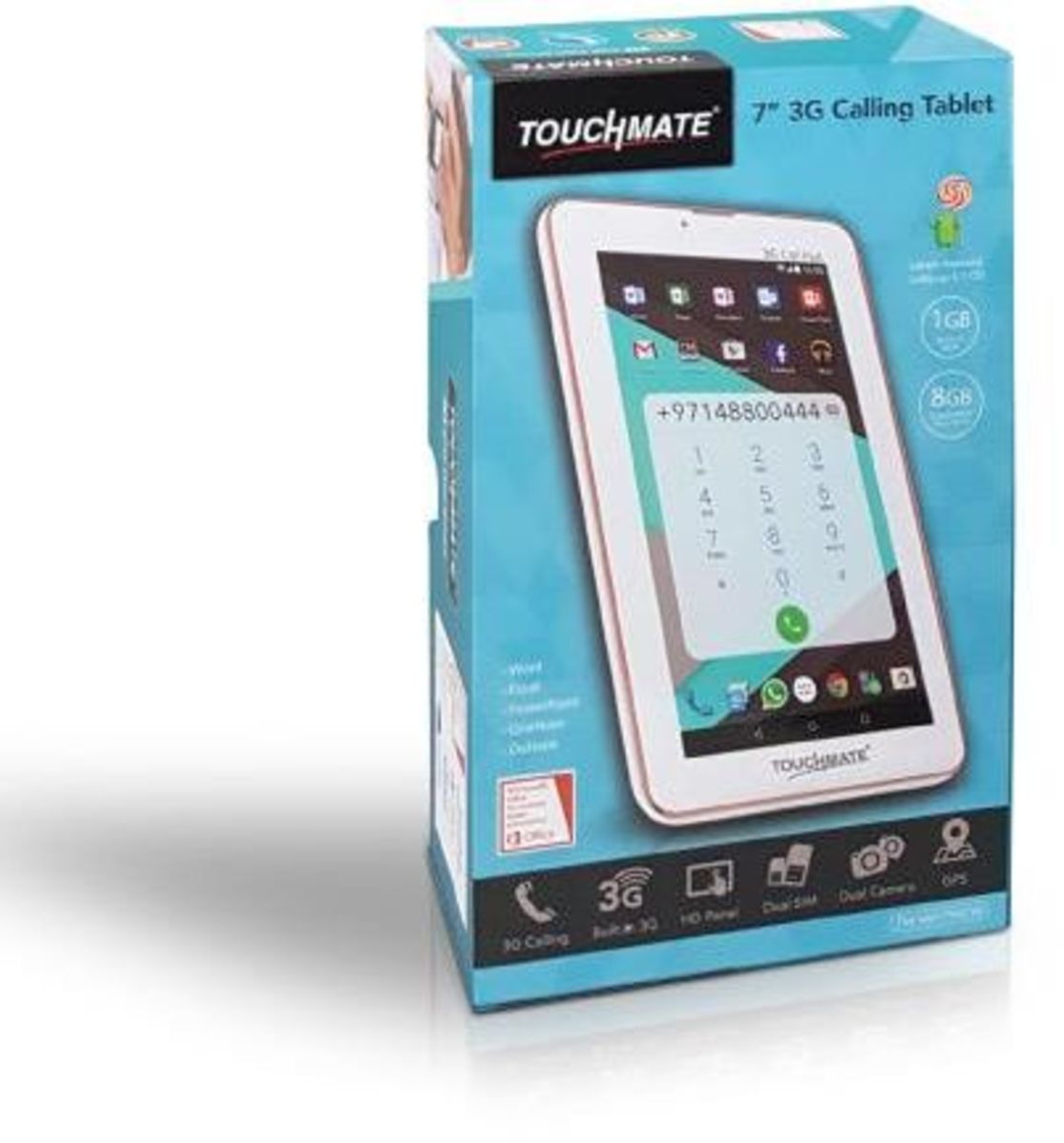 Touchmate Tab MID795 7.0inch 8GB 3G White