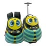 Wagon R Kid's Yellow Bee Kid's Hard Trolley + Backpack 2pcs set