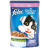 Felix As Good as it Looks with Trout and Green Bean in Jelly Wet Cat Food 100 g