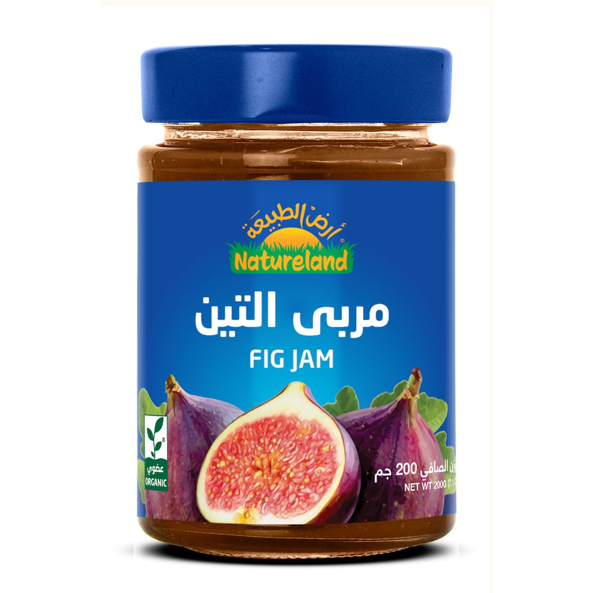 اشتري قم بشراء Natureland Organic Fig Jam 200g Online at Best Price من الموقع - من لولو هايبر ماركت Organic Food في الكويت
