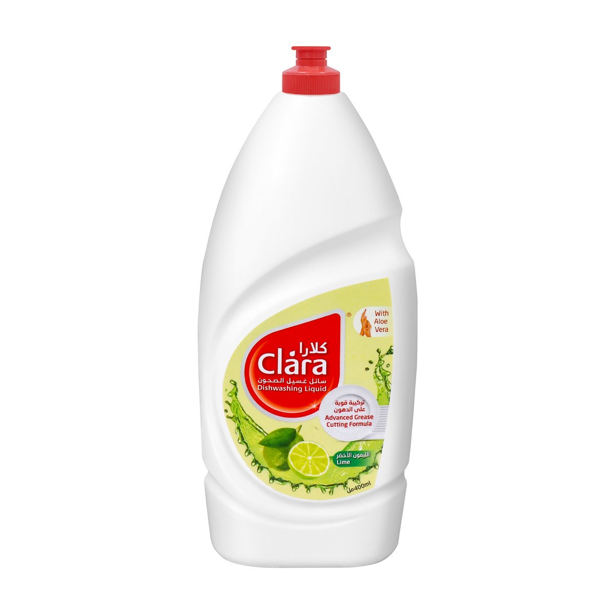 Clara Dishwash Liquid Lime 400ml