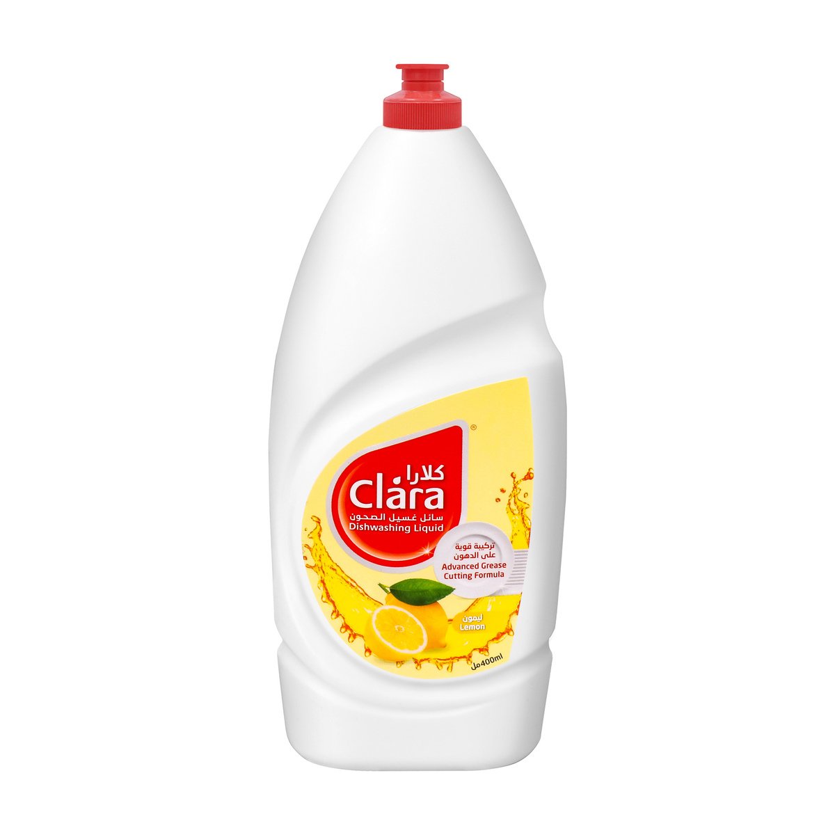 Clara Dishwash Liquid Lemon 400ml