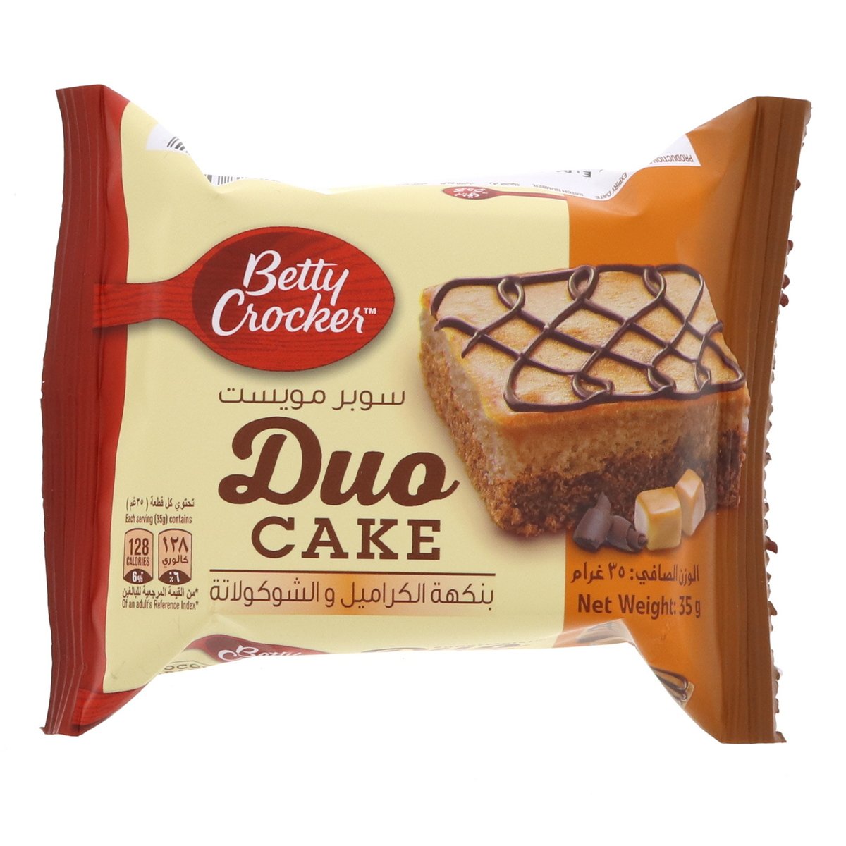 Betty Crocker Duo Cake Chocolate & Caramel 12 x 35 g