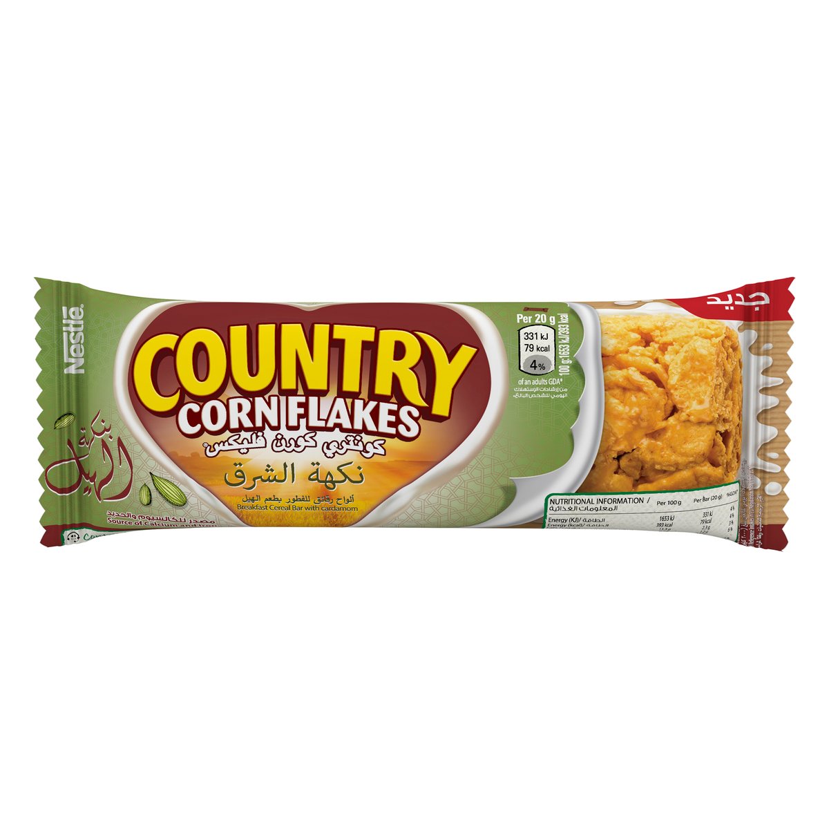 Nestle Country Cornflakes Bar Cardamom 20g