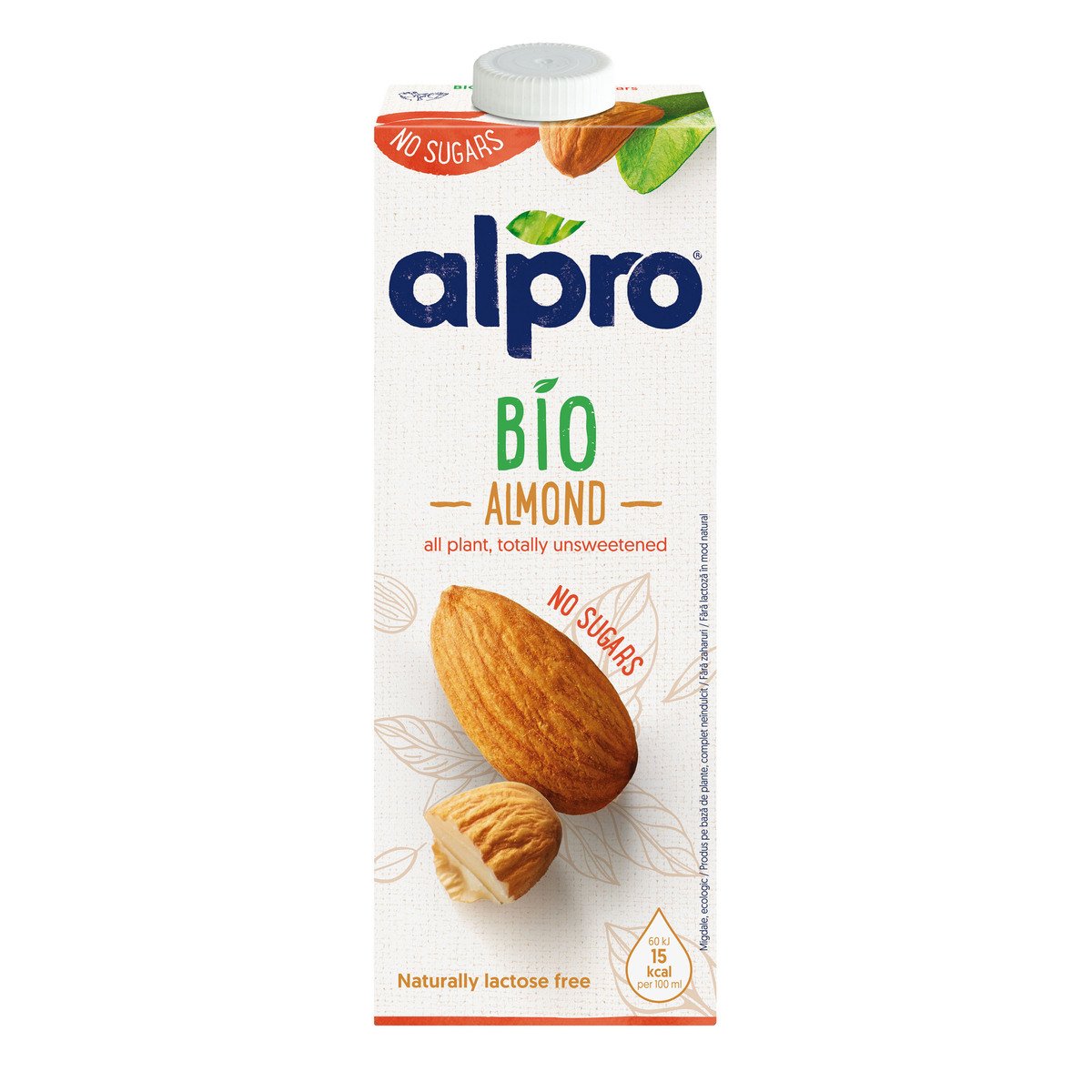 Alpro Organic Almond Drink Unsweetened 1Litre