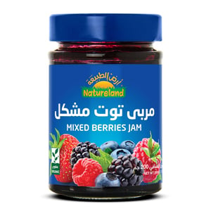 Buy Natureland Mixed Berries Jam 200g Online at Best Price | Organic | Lulu Kuwait in Kuwait