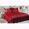 Maple Leaf Wedding Bedspread 3pcs Set 220x240cm Assorted Colors & Designs