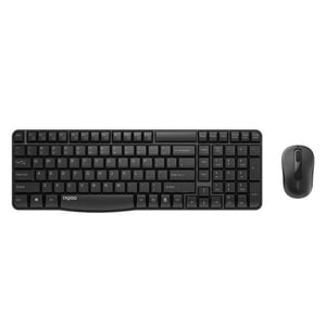Rapoo Compo Wireless (Keyboard+Mouse) X1800S -Black - ARB