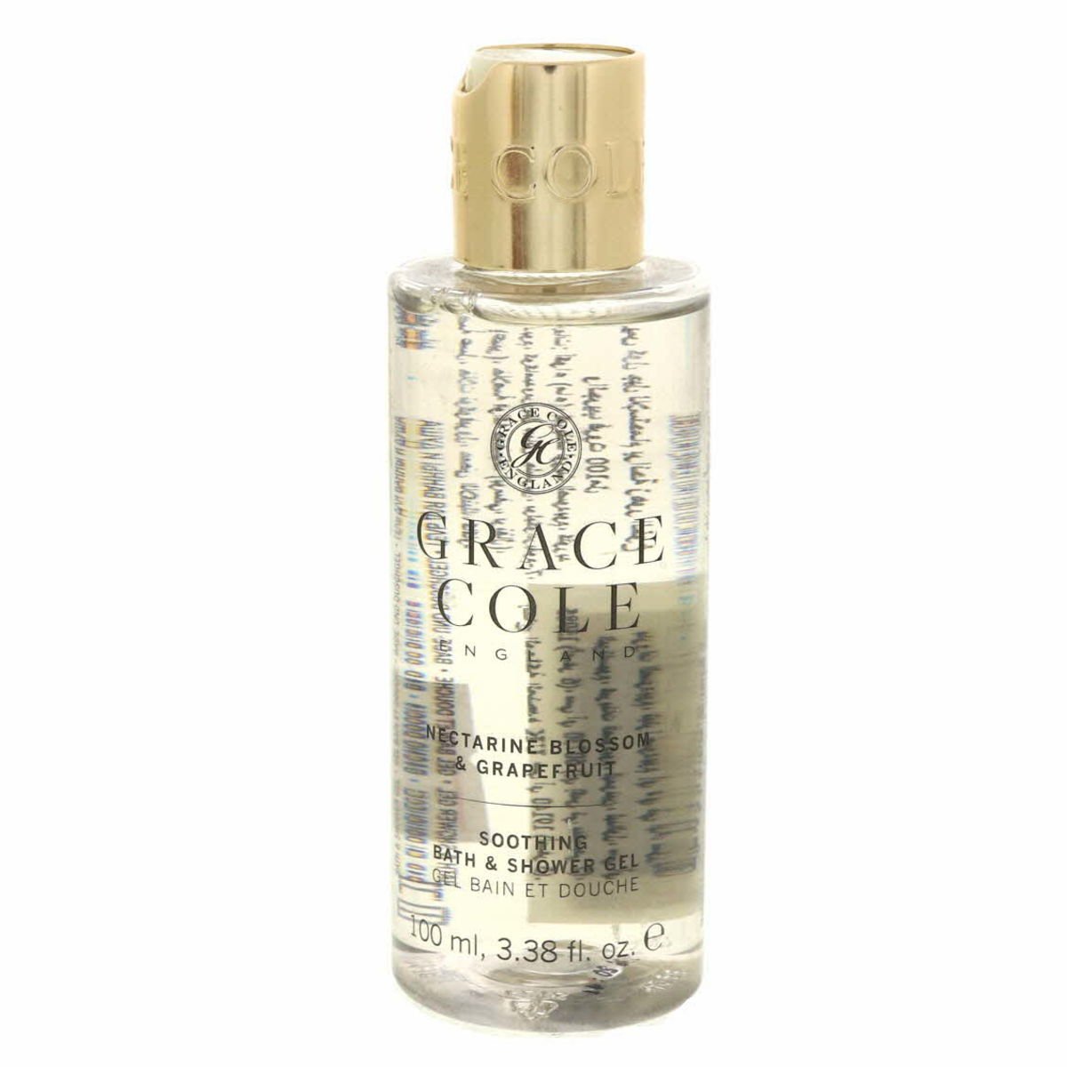 Grace Cole Soothing Bath And Shower Gel Nectarine Blossom And Grapefruit 100ml