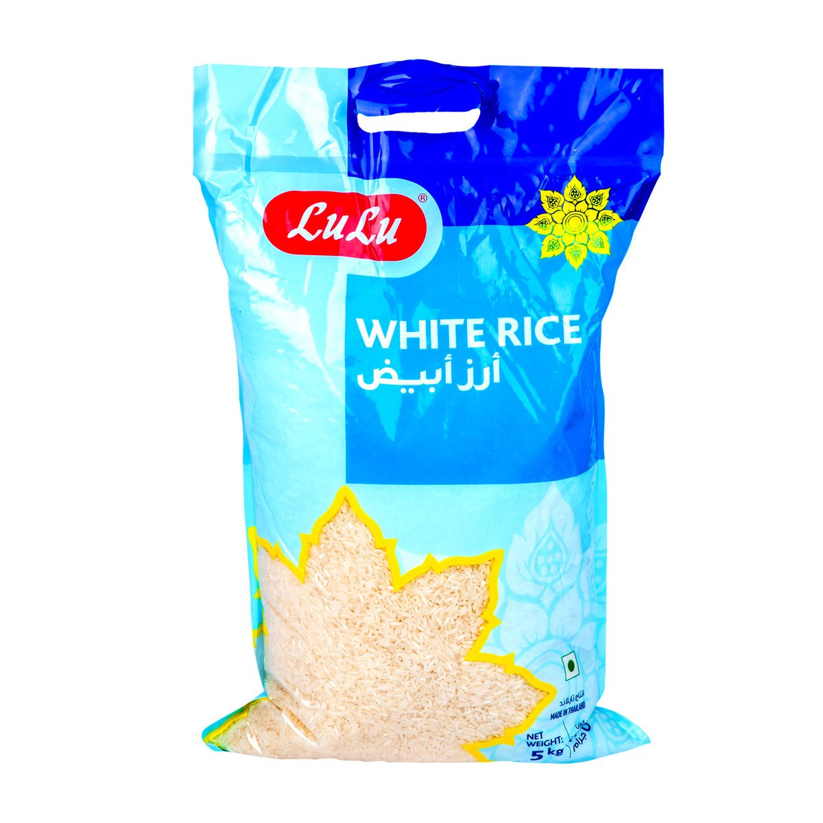 اشتري قم بشراء لولو أرز أبيض تايلاندي 5 كجم Online at Best Price من الموقع - من لولو هايبر ماركت White Rice في الكويت