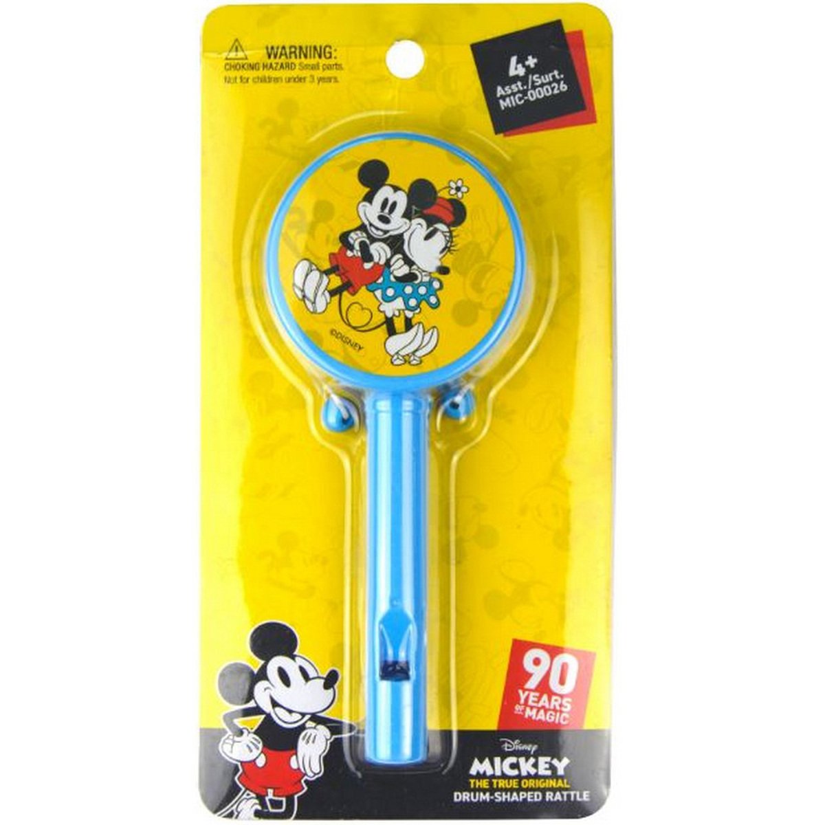 Mickey Mouse 90th Anniversary Drum Shaped Rattle