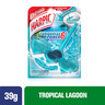 Harpic Toilet Block Turquoise Power 6 Tropical Lagoon 39g