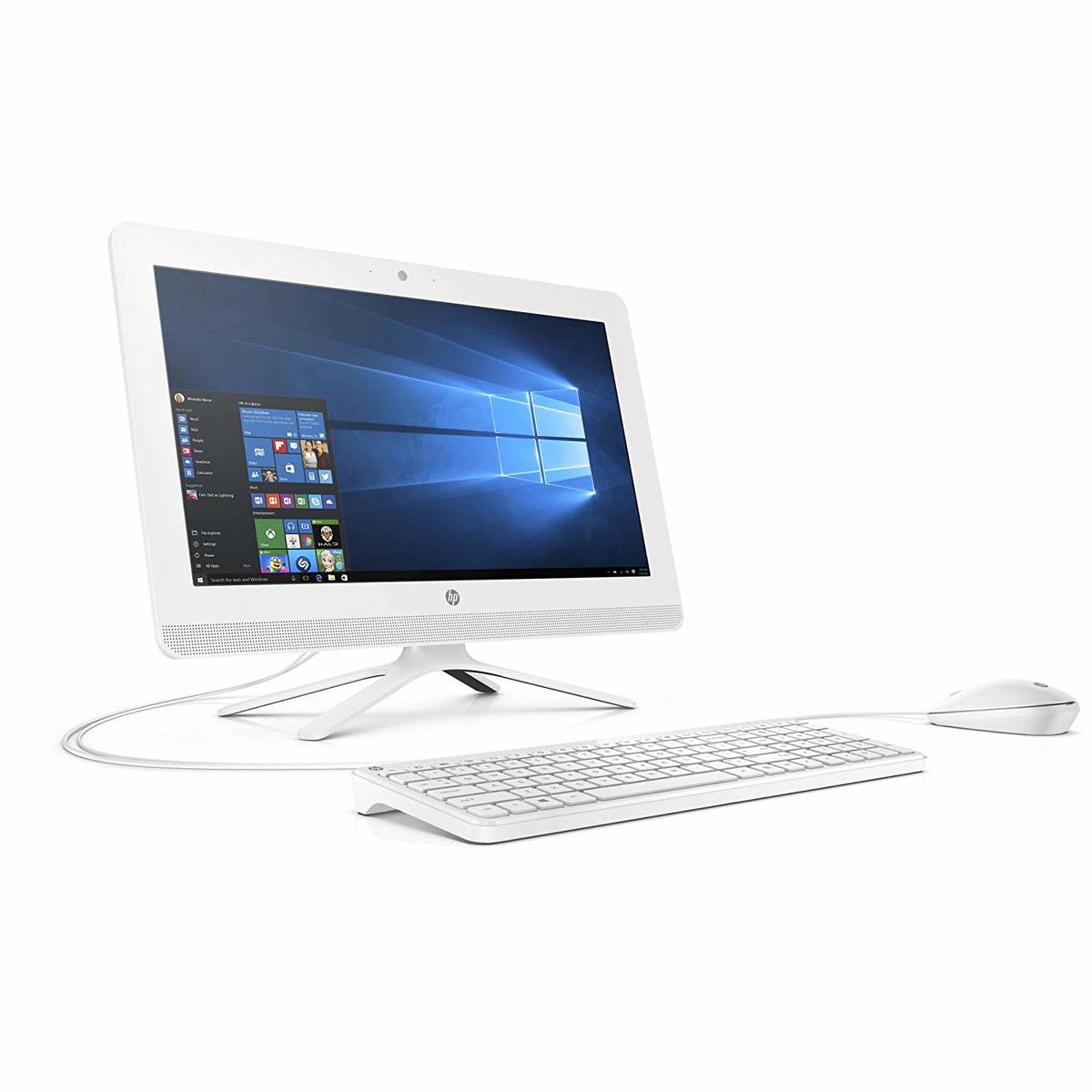 HP All-in-One Desktop 20C400NE Celeron 19.5inch Snow White