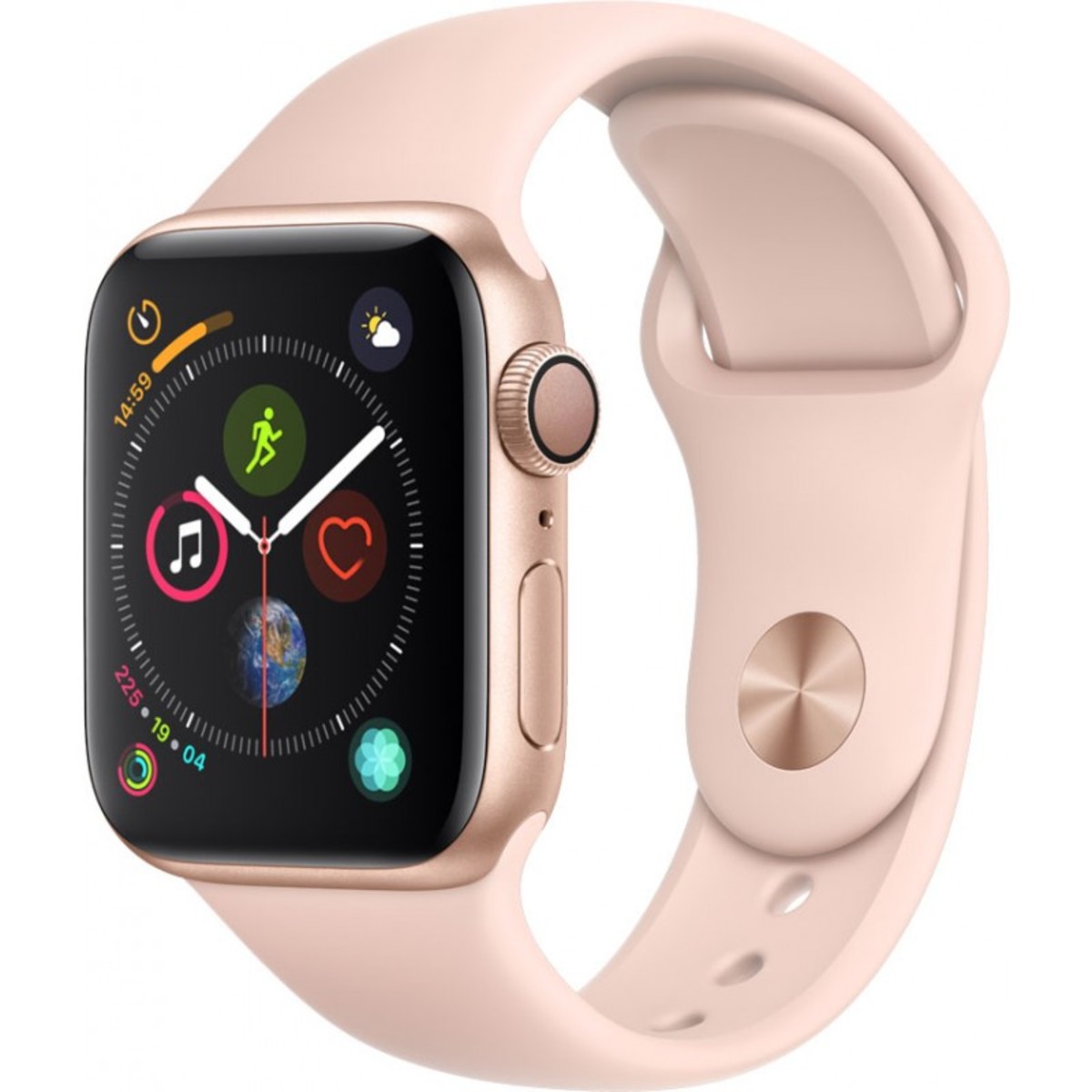 Apple Watch Series 4 - GPS 40mm Gold Aluminium Case with Pink Sand Sport Band
