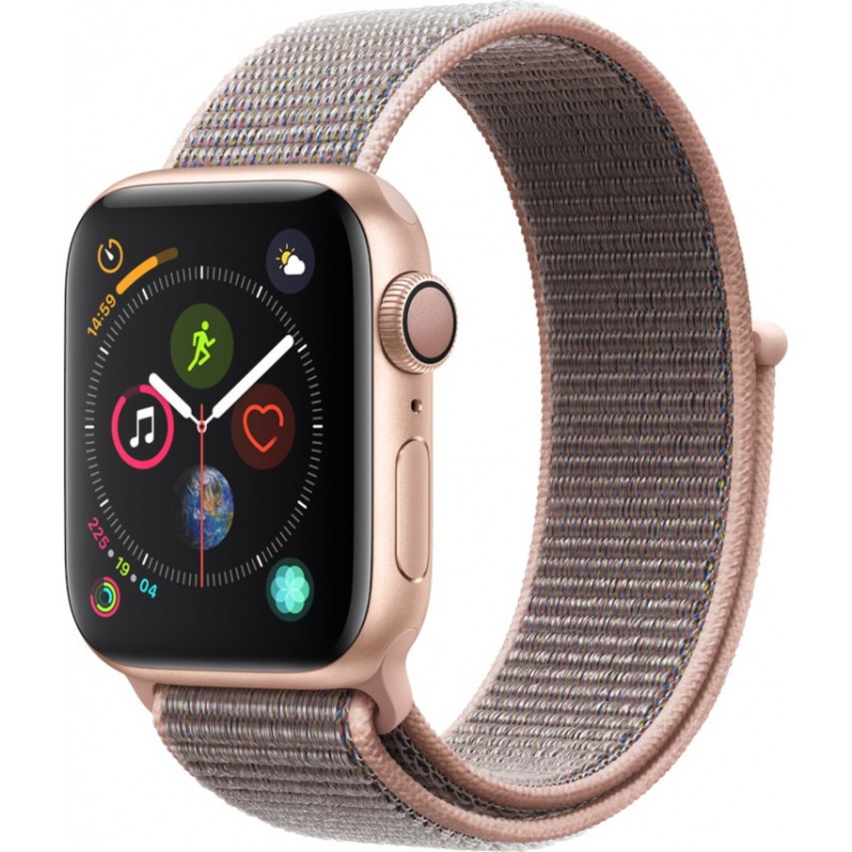 Apple Watch Series 4 - GPS 40mm Gold Aluminium Case with Pink Sand Sport Loop