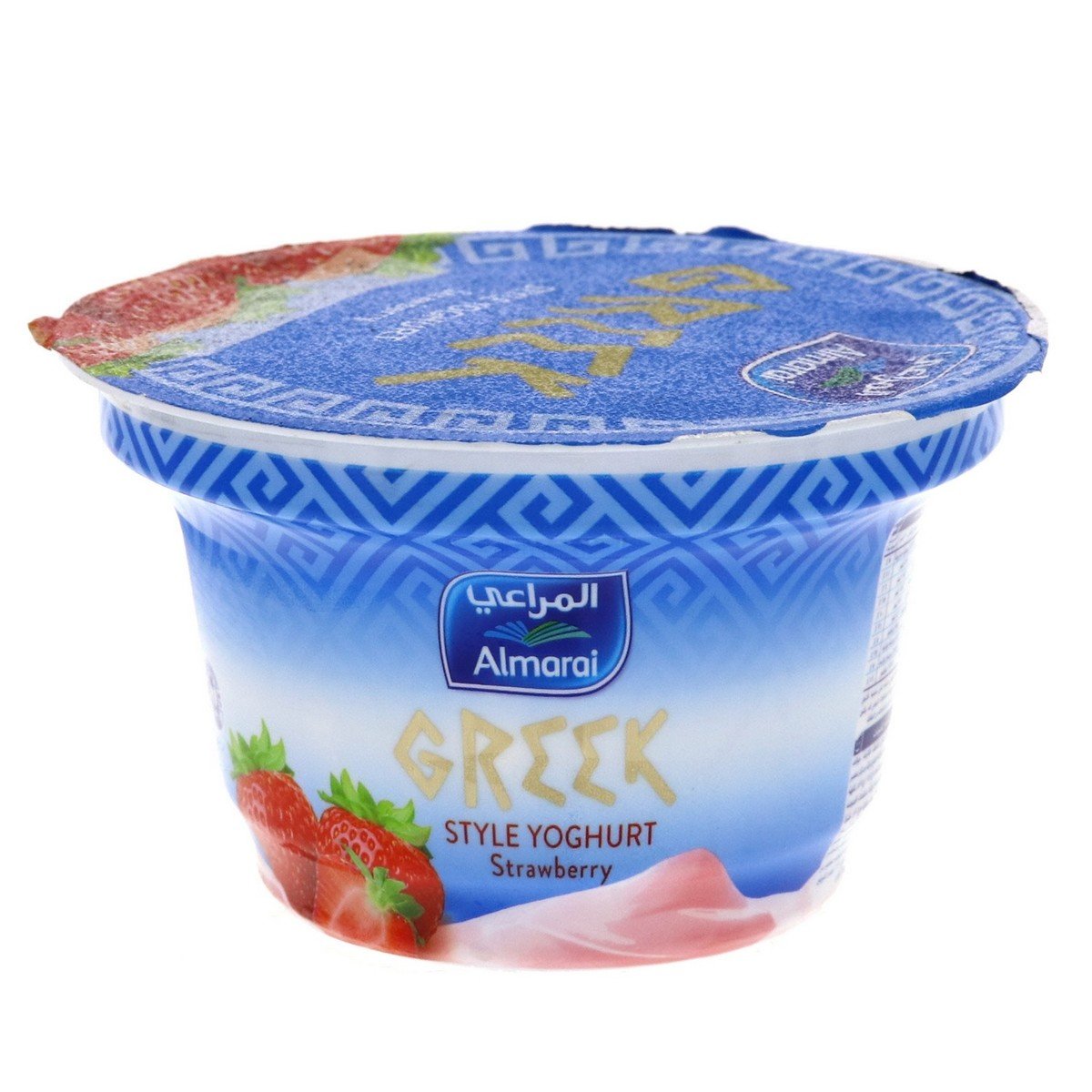 Buy Almarai Greek style Yoghurt With Strawberry 150 g Online at Best Price | Flavoured Yoghurt | Lulu Kuwait in UAE
