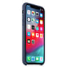 iPhone XS Leather Case MRWN2ZE Midnight Blue