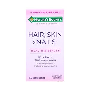Nature's Bounty Hair, Skin & Nails With Biotin 60pcs