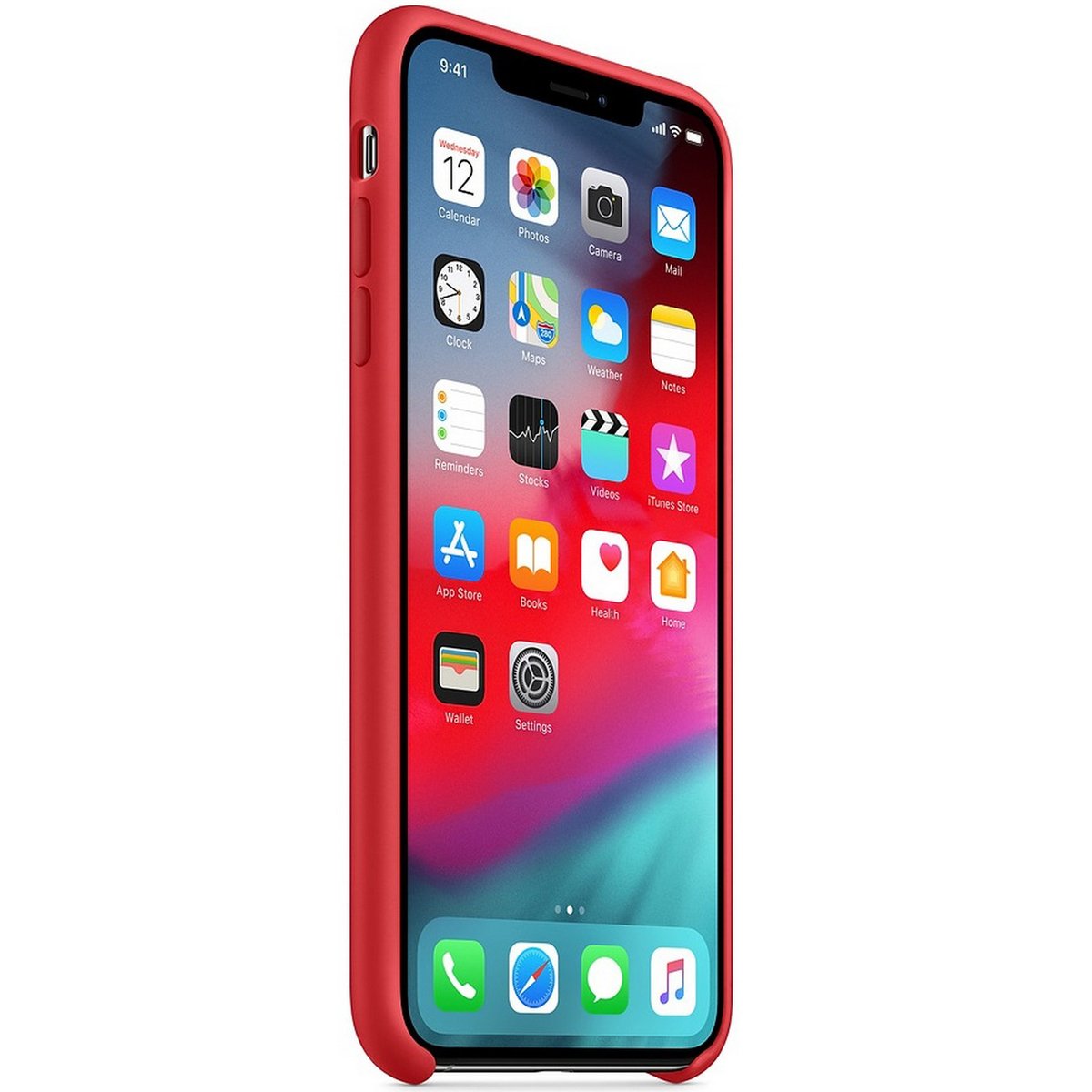 Apple iPhone XS Max Silicone Case (PRODUCT)RED