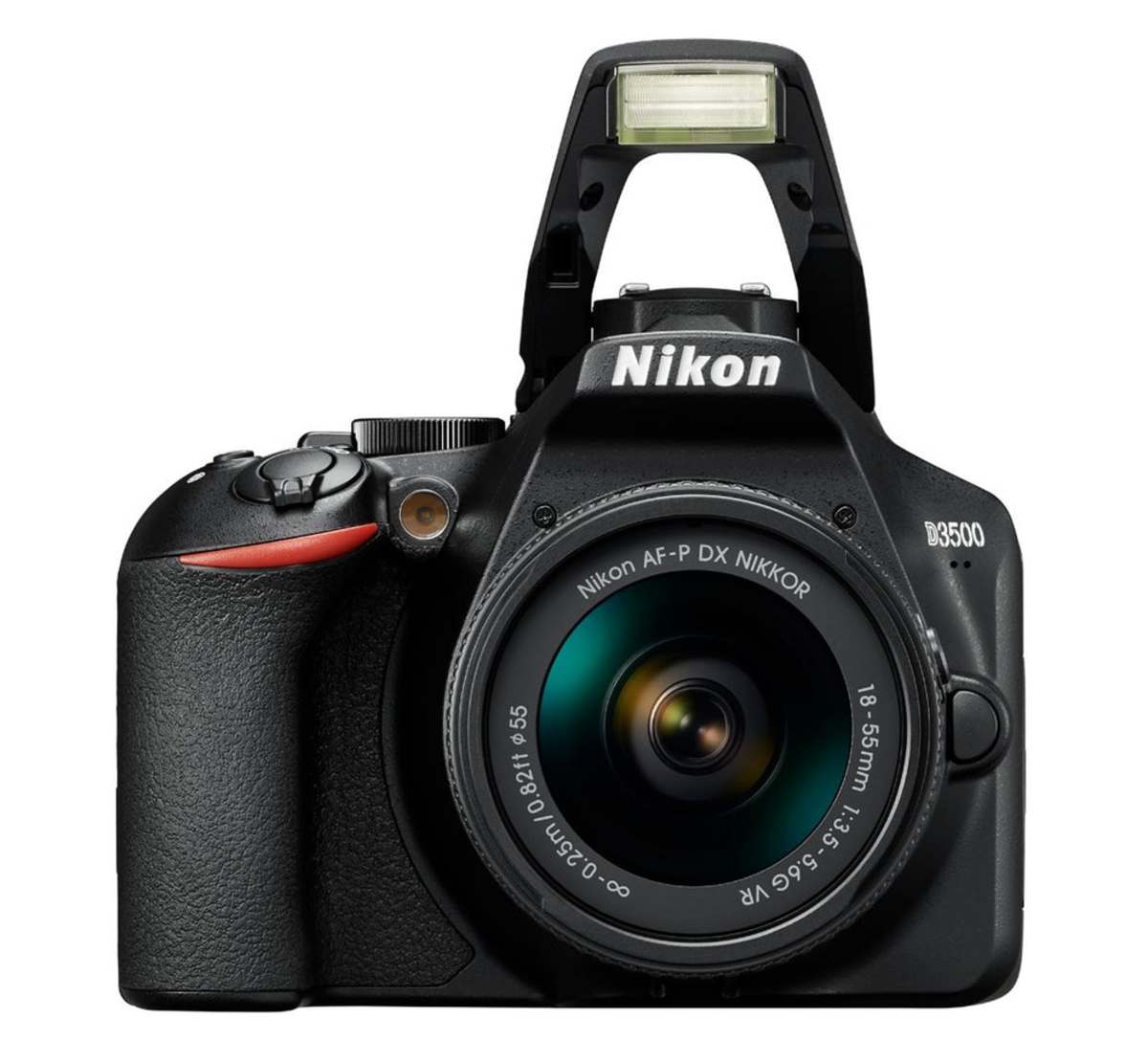 نيكون كاميرا اس ال ر AF-P 18-55ملم + D3500 في ار أسود