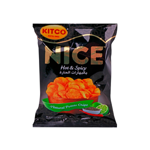 Kitco Nice Natural Potato Chips Hot & Spicy 16g