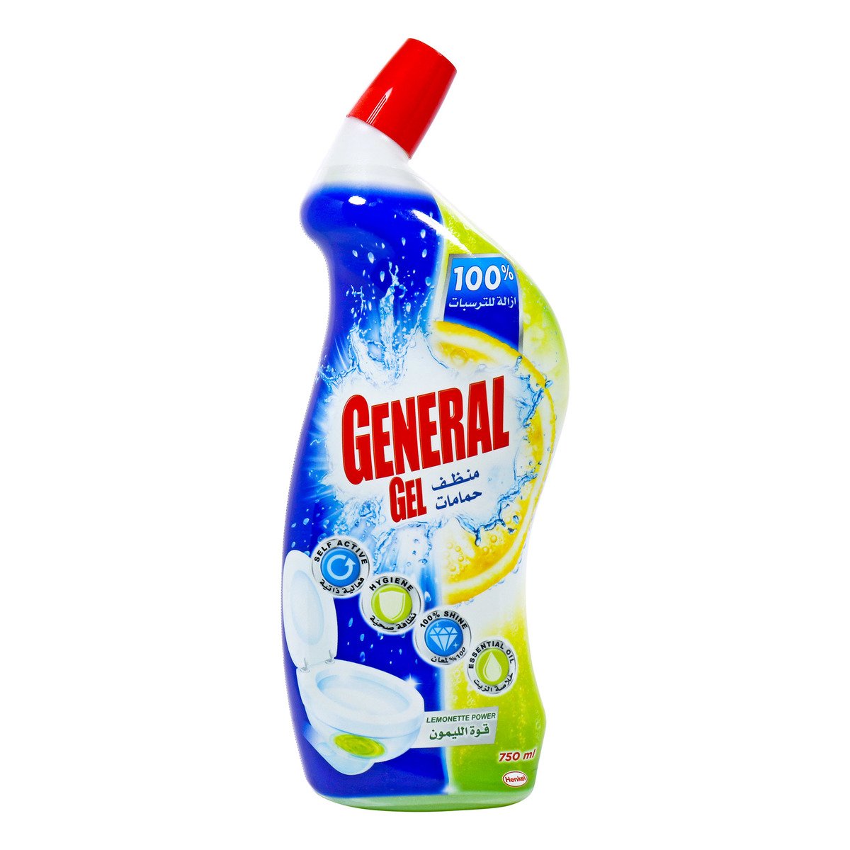 Henkel General Liquid Toilet Cleaner Lemonette Power 750ml