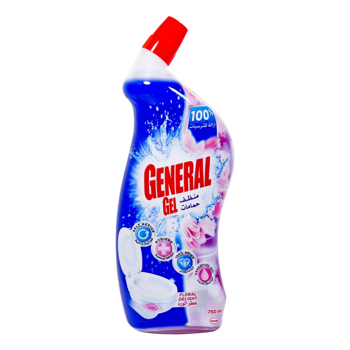Henkel General Liquid Toilet Cleaner Floral Delight 750ml