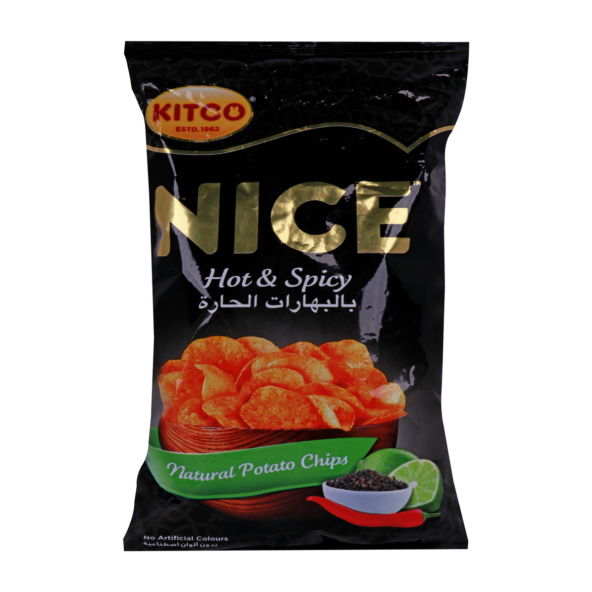 Kitco Nice Natural Potato Chips Hot & Spicy 167g