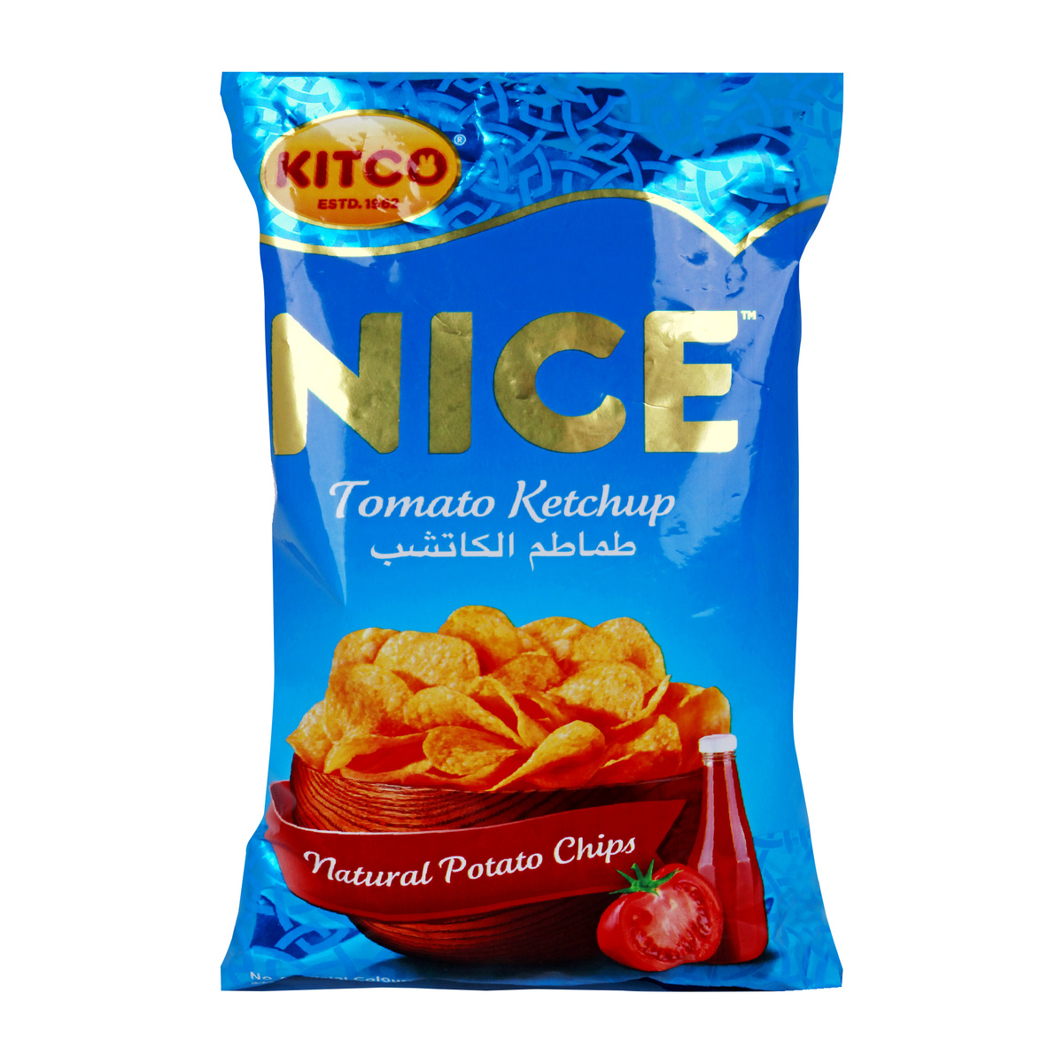 Kitco Nice Natural Potato Chips Tomato Ketchup 167g
