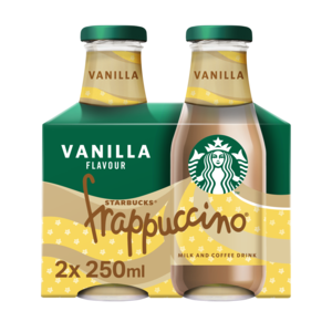 ستاربكس فرابوتشينو مشروب قهوة بنكهة الفانيليا 2 × 250 مل