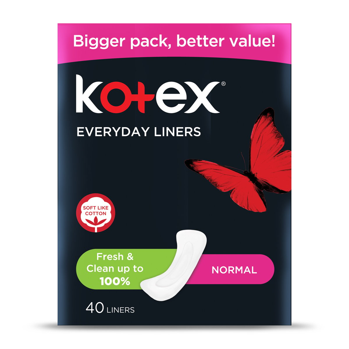 Kotex Every Day Liners Normal 40pcs