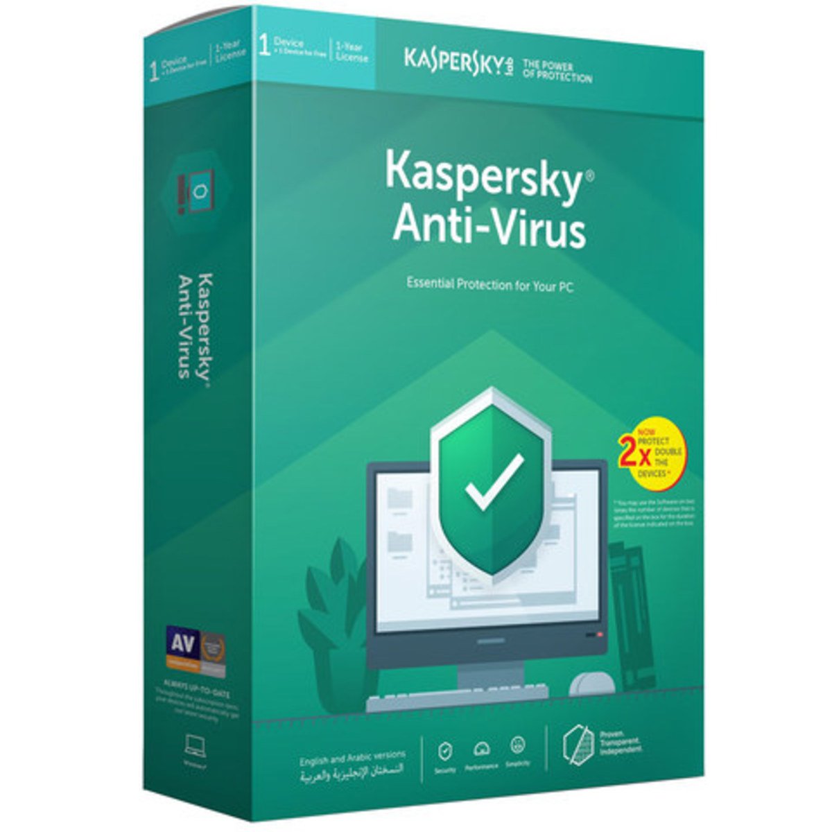 Kaspersky Anti-virus 2019 1+1User